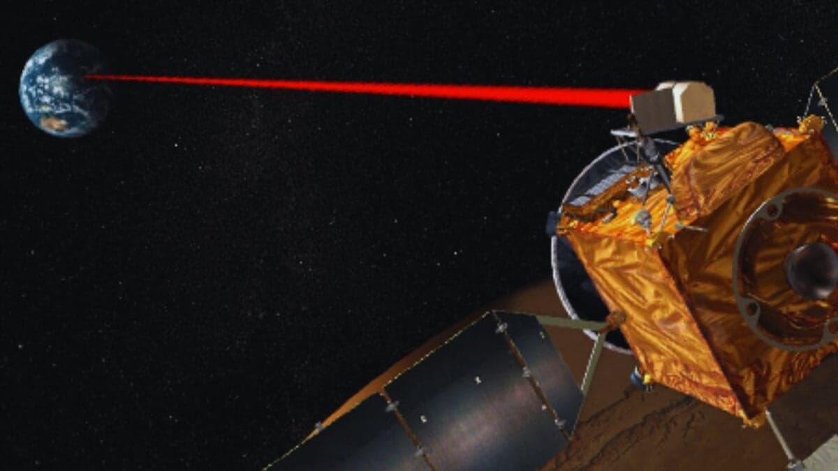 Un rayo láser que viaja a 350 millones de kilómetros. La NASA ahora demuestra que el futuro de las comunicaciones espaciales ya no depende de las ondas de radio