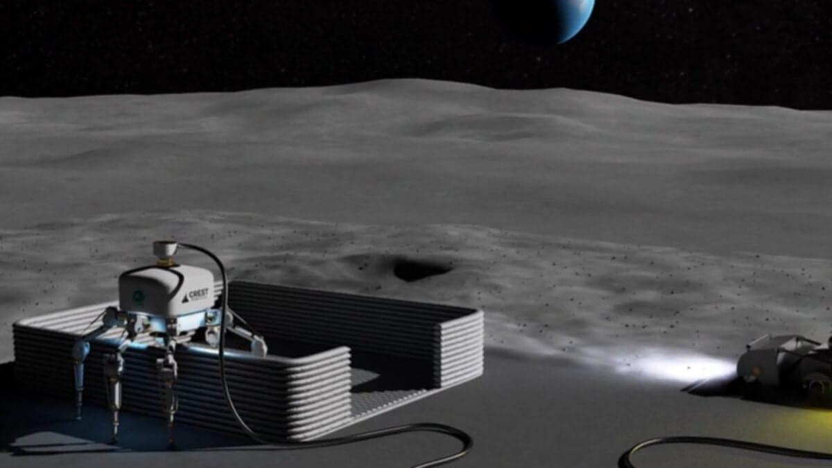 La startup que quiere cambiar cómo habitamos el planeta. Han creado un robot-arácnido capaz de imprimir casas en un solo día con basura reciclada