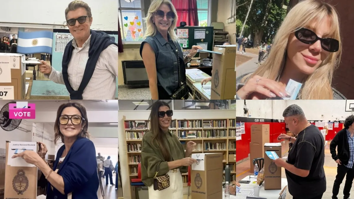 Elecciones 2025: así emitieron sus votos los famosos en las urnas