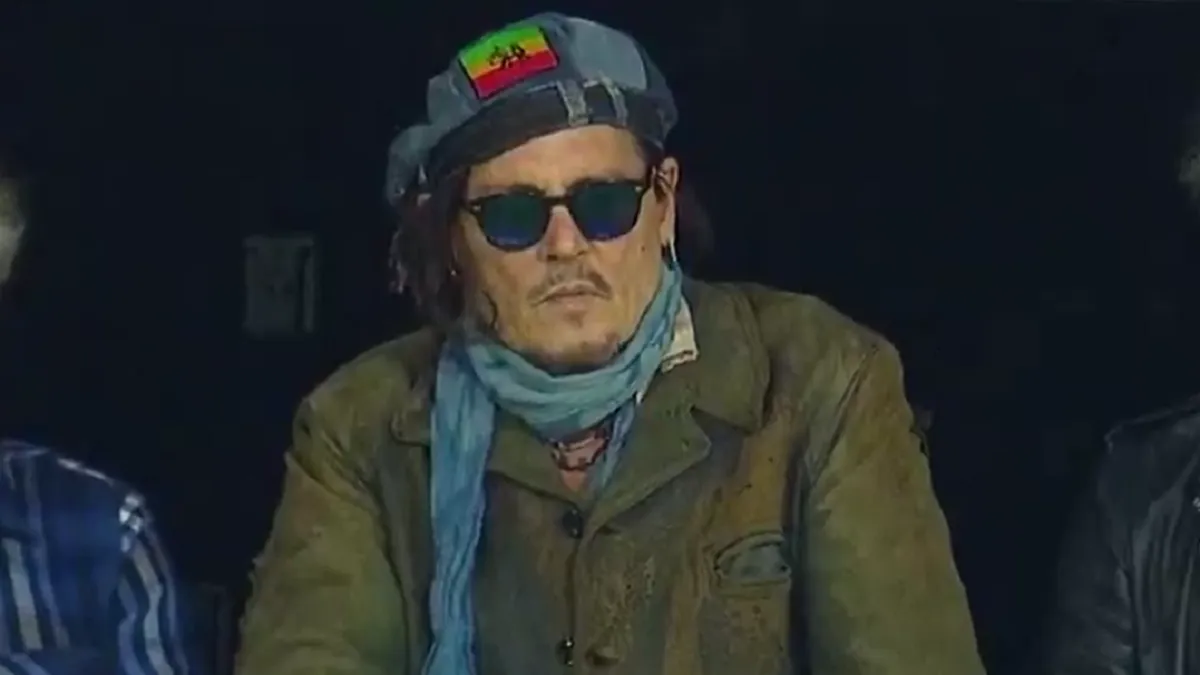 Video: Johnny Depp sorprendió a todos y fue a ver Boca vs. Tigre en la Bombonera