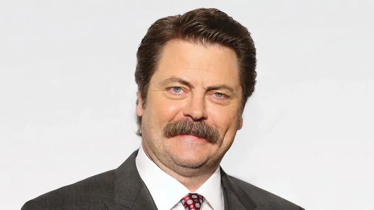 La impresionante transformación física de Nick Offerman para una nueva producción