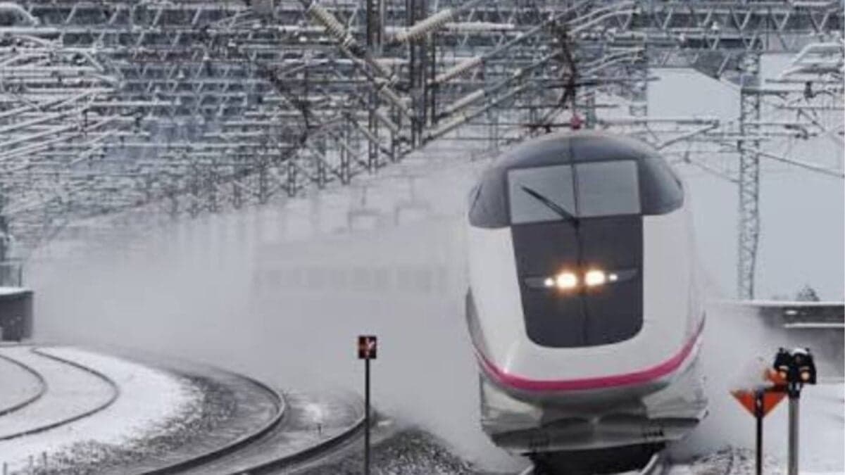 El truco japonés que salva a los trenes bala del invierno extremo