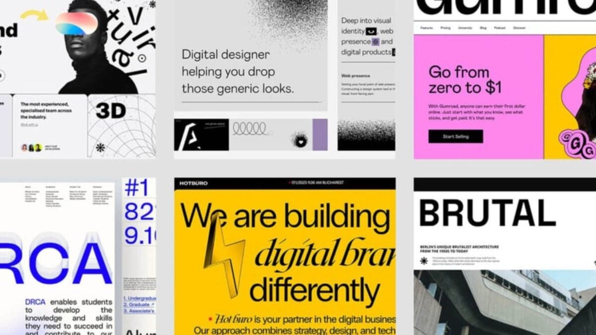 La rebelión visual contra la IA: así nace el neo-brutalismo digital