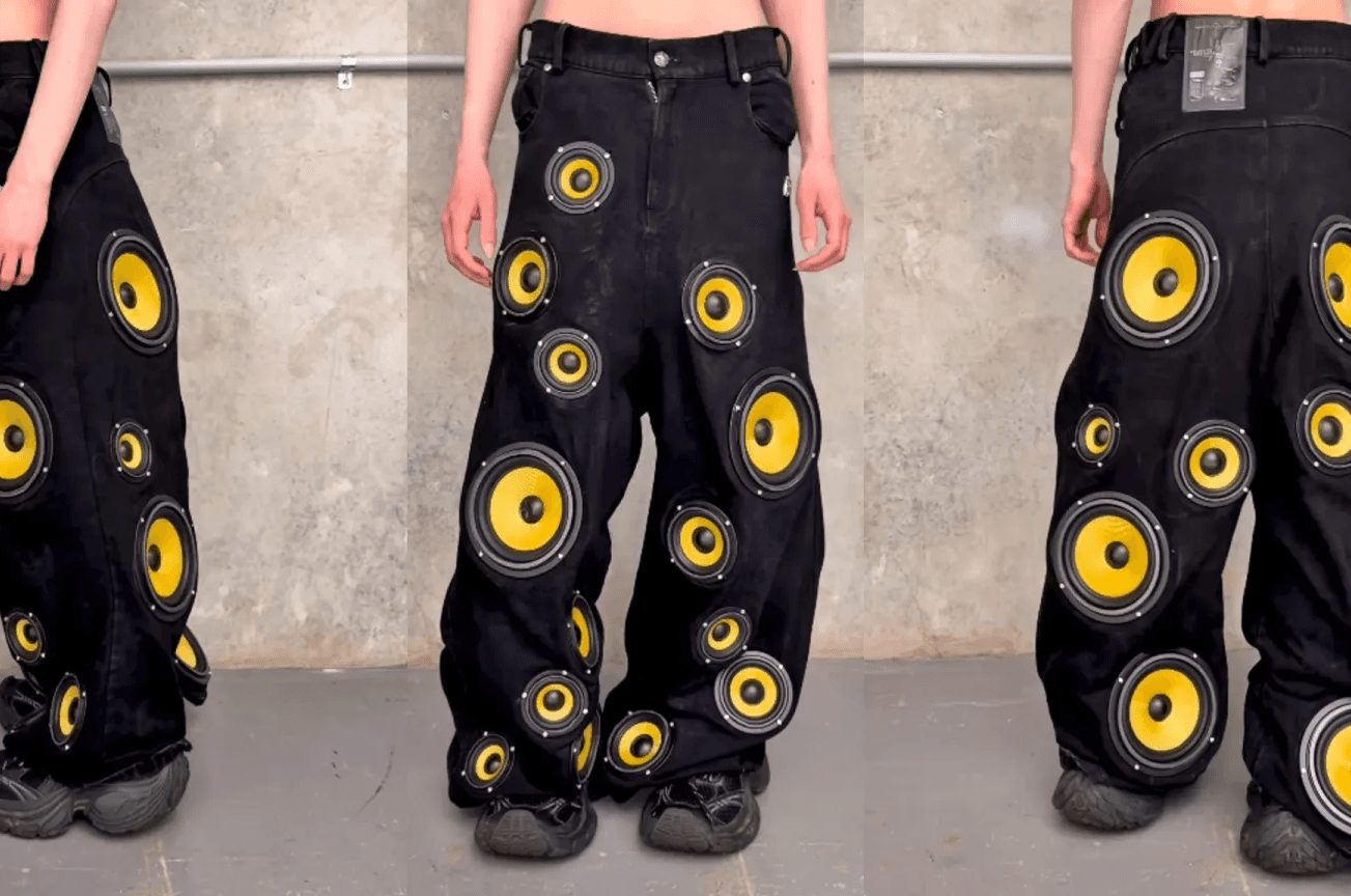 Esta Navidad regala pantalones con altavoces… ¡la última moda techno!