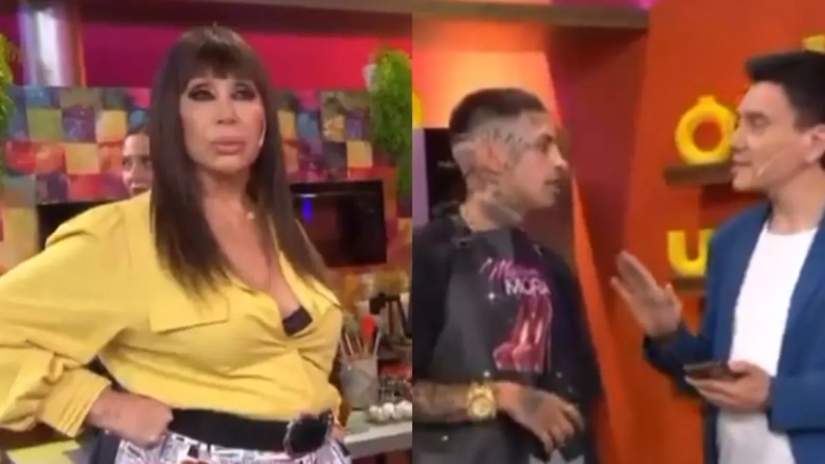 “Sos un bol…”: cómo fue el cruce entre L-Gante y un panelista de Moria Casán