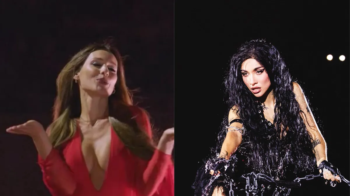 Video: Pampita deslumbró a los fans de María Becerra en su segundo show en River