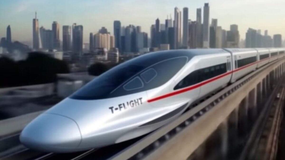 ¿Estamos ante el futuro del transporte de larga distancia? Un tren capaz de rozar los 1.000 km/h promete viajes más rápidos que el avión