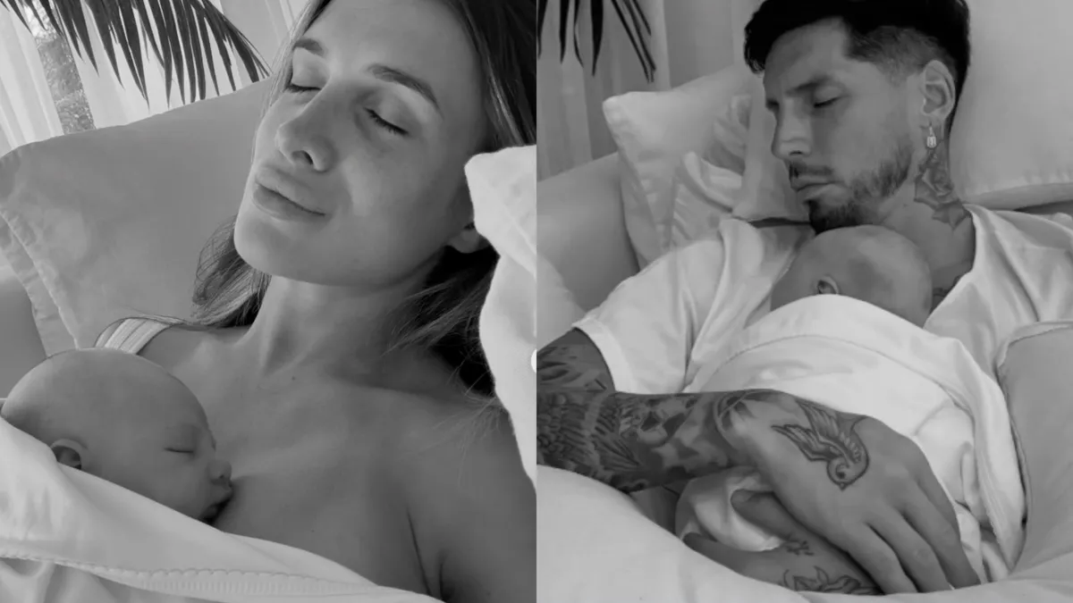 Pura ternura: Cami Homs compartió las primeras fotos de Aitana, su hija con José “Principito” Sosa