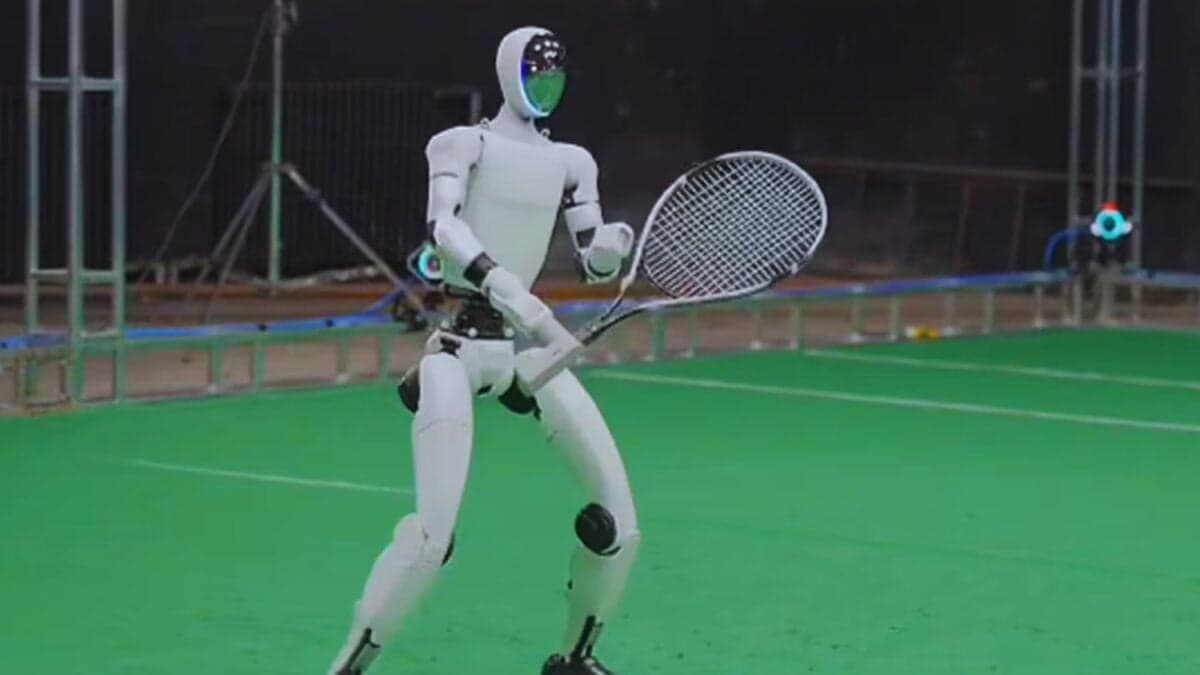 De máquinas que pensaban como nosotros a máquinas que se mueven como nosotros. El tenis se ha convertido en su campo de pruebas.