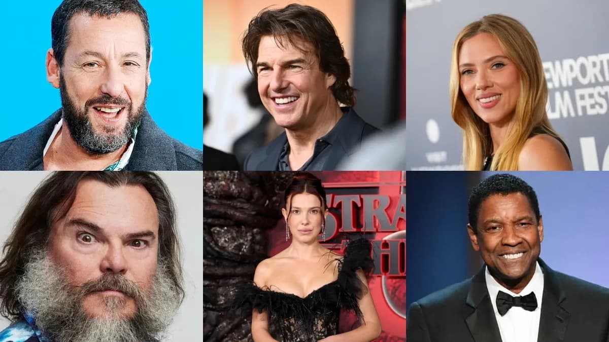 Los 10 actores que más dinero ganaron en 2025, según Forbes