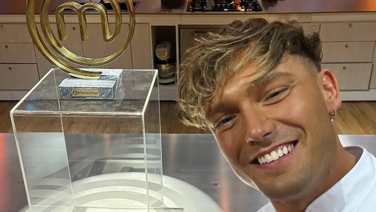 La auténtica reacción de Ian Lucas al conocer su victoria en MasterChef Celebrity