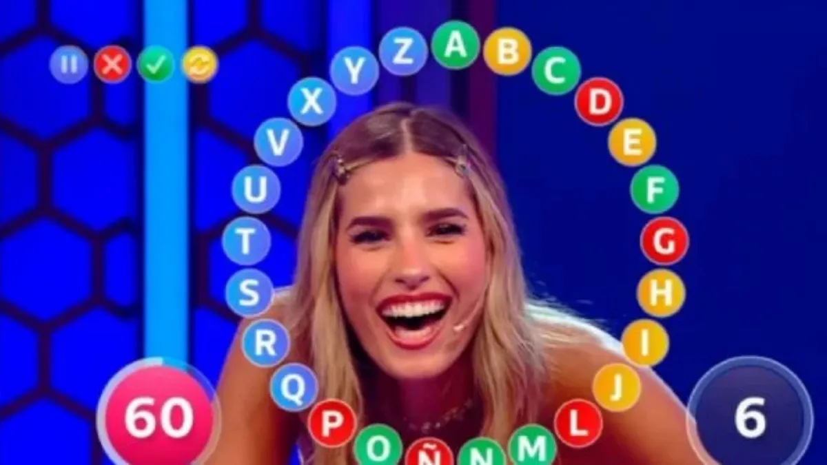 El curioso desliz de Juli Poggio en Pasapalabra que se hizo viral: “¡Pinocho!”