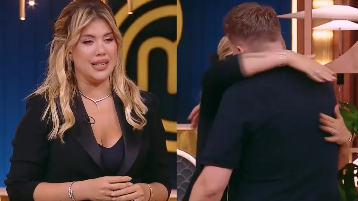 Wanda Nara se quebró al despedir a Maxi López de MasterChef: “Estuviste en el momento más difícil”