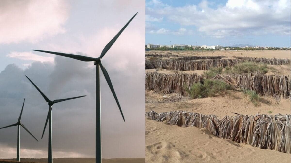 China encuentra una solución ingeniosa para sus aspas de energía eólica en desuso