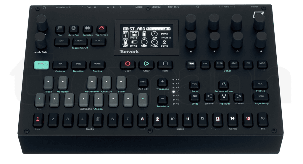 Elektron Tonverk: sampler polifónico para producción y directo